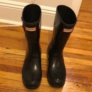 Black short Hunter Boots